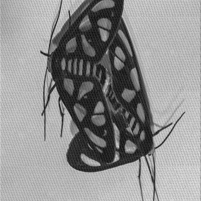 Patterned Platinum Silver Gray Rug, pat2089gry