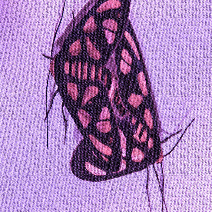 Patterned Mauve Purple Rug, pat2089pur