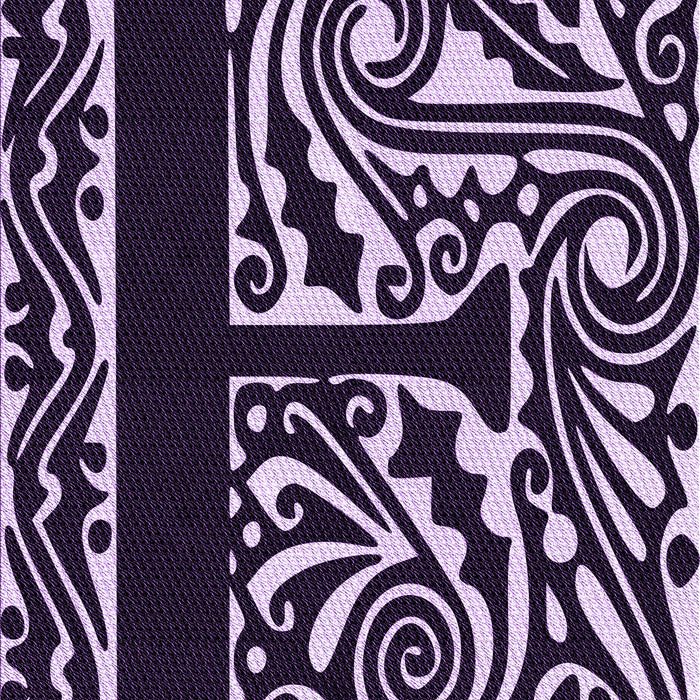 Patterned Deep Purple Rug, pat209pur