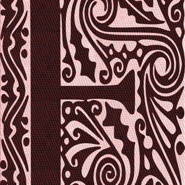 Machine Washable Transitional Chocolate Brown Rug, wshpat209rd