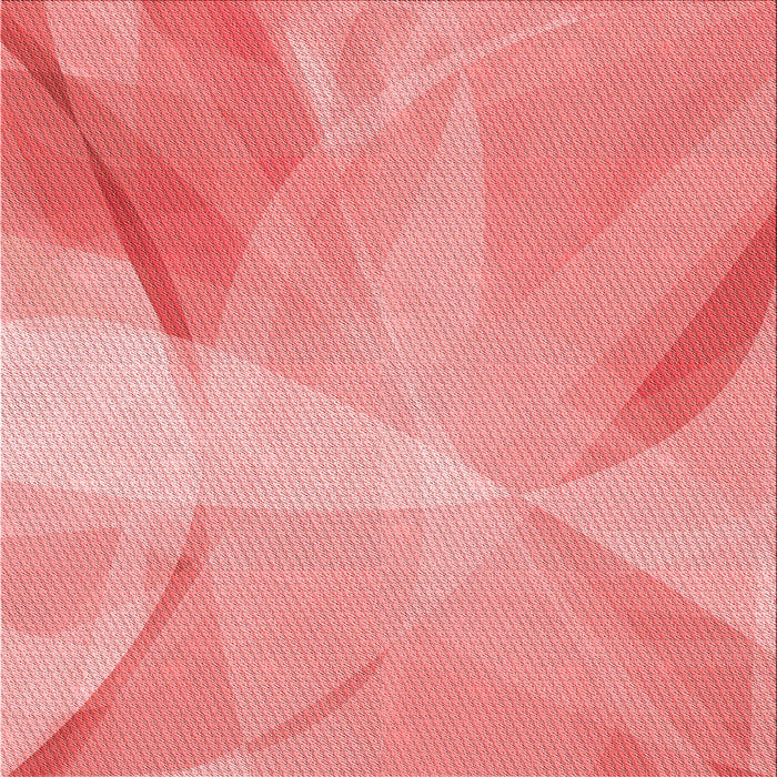 Round Patterned Red Rug, pat2090rd