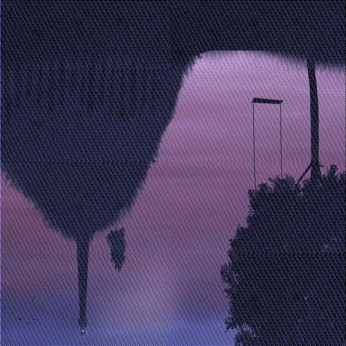 Round Patterned Night Blue Rug, pat2091blu