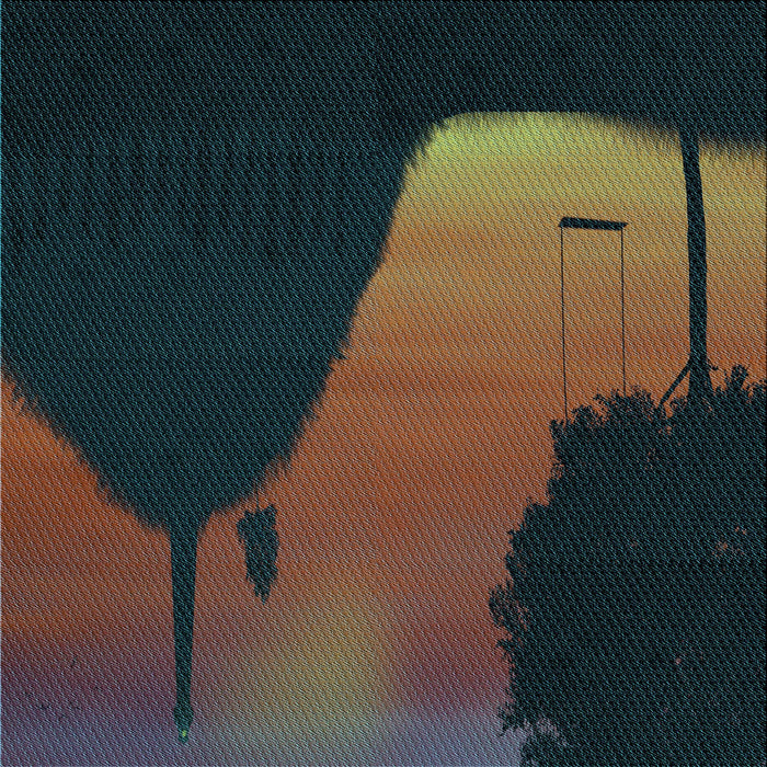 Round Patterned Carbon Gray Rug, pat2091lblu