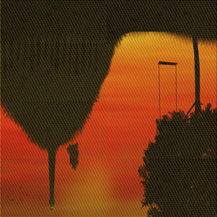 Round Patterned Saddle Brown Rug, pat2091yw