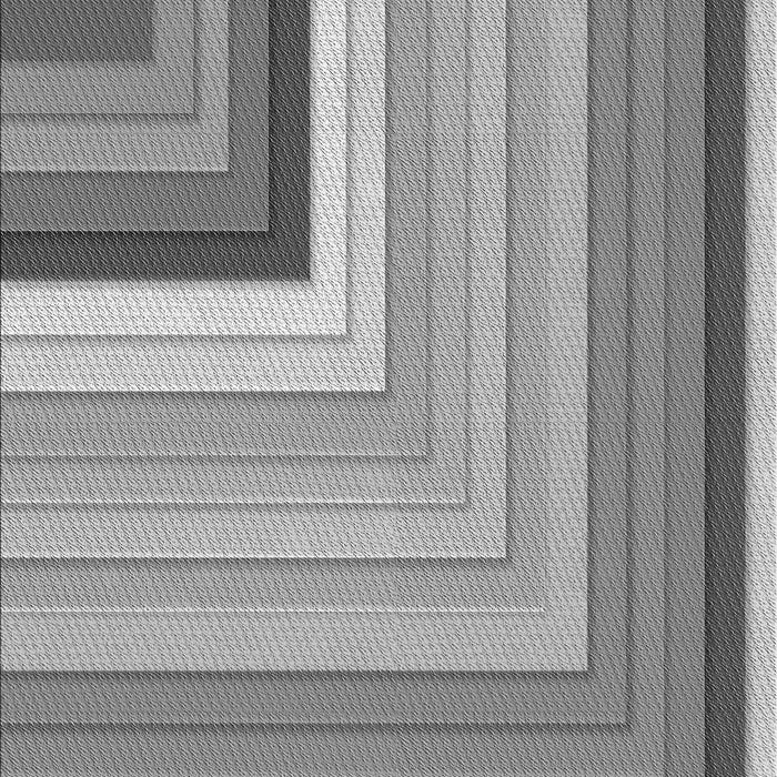 Machine Washable Transitional Smokey Gray Rug, wshpat2092gry