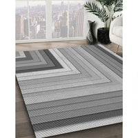 Patterned Smokey Gray Rug, pat2092gry