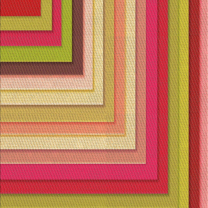 Patterned Yellow Rug, pat2092org