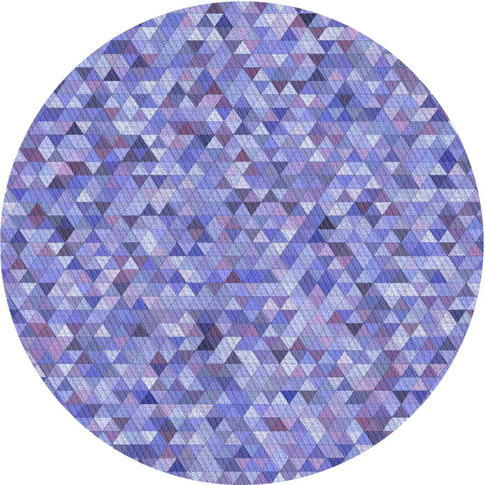 Square Machine Washable Transitional Jeans Blue Rug in a Living Room, wshpat2093blu