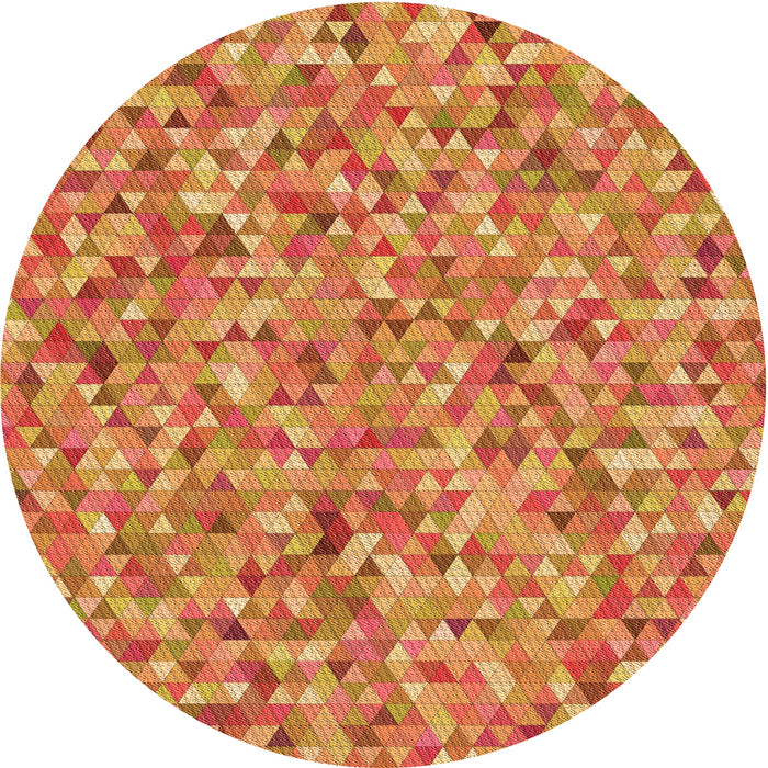 Square Machine Washable Transitional Yellow Rug in a Living Room, wshpat2093org