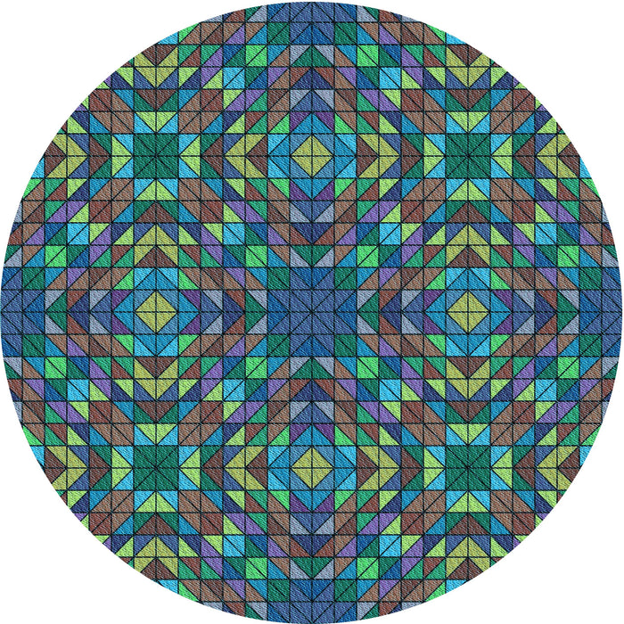 Square Machine Washable Transitional Plum Purple Rug in a Living Room, wshpat2094lblu