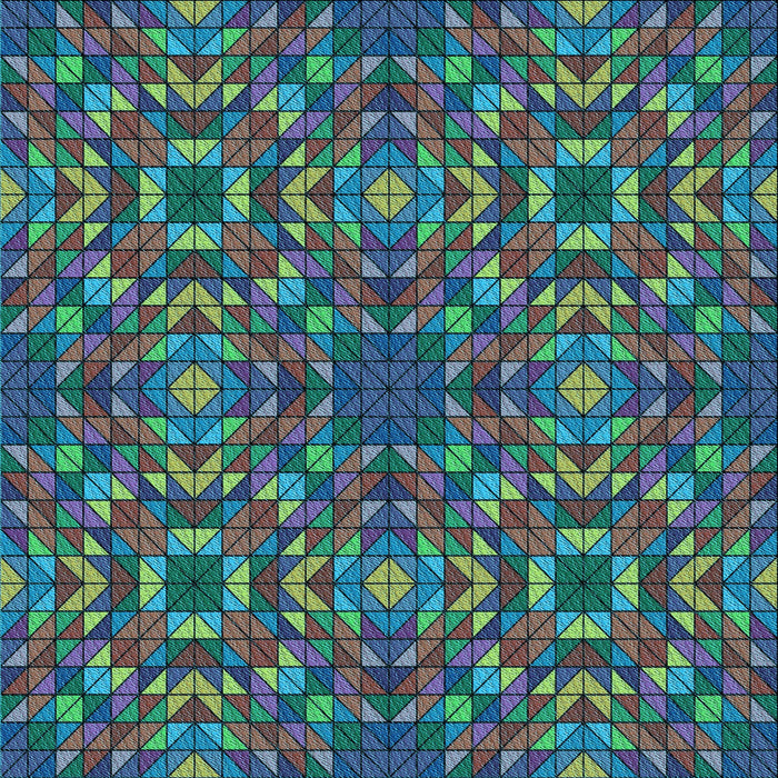 Round Patterned Plum Purple Rug, pat2094lblu