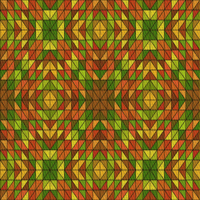 Patterned Tomato Red Rug, pat2094yw