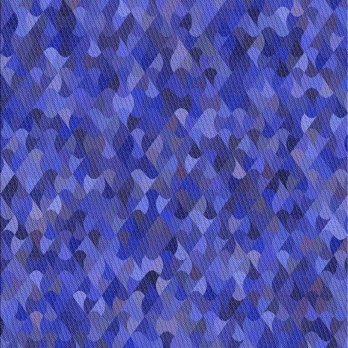 Patterned Blue Rug, pat2095blu