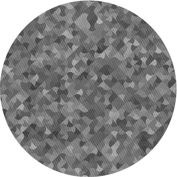 Square Patterned Gray Rug, pat2095gry