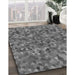 Machine Washable Transitional Grey Gray Rug in a Family Room, wshpat2095gry