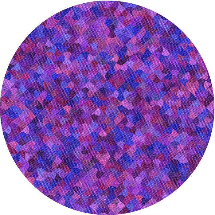Square Patterned Jasmine Purple Rug, pat2095pur