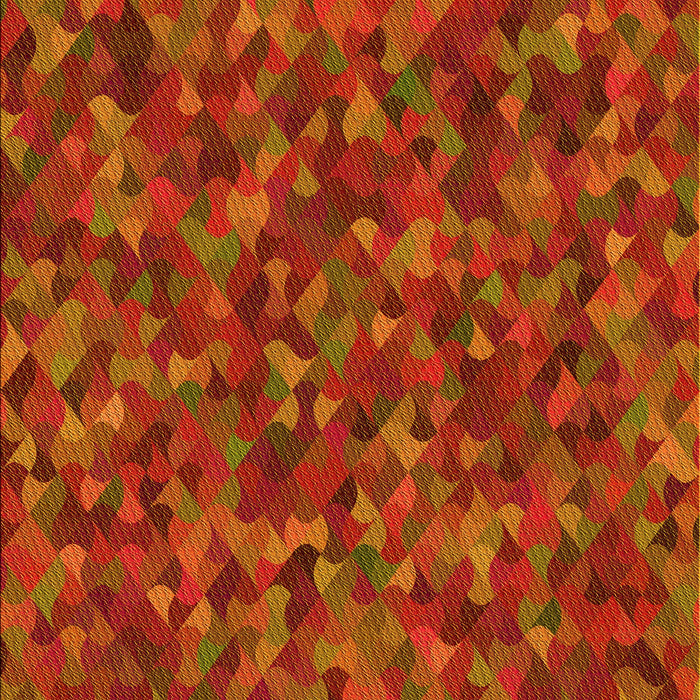 Patterned Orange Red Orange Rug, pat2095yw