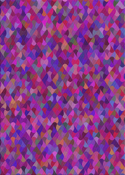 Patterned Violet Red Pink Modern Rug, pat2095