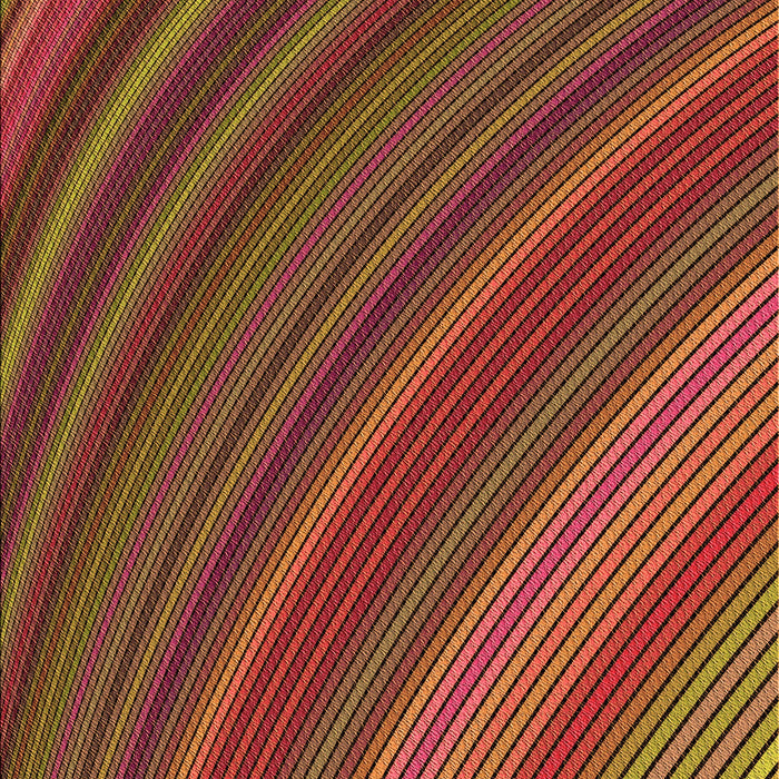 Patterned Saffron Red Rug, pat2096org