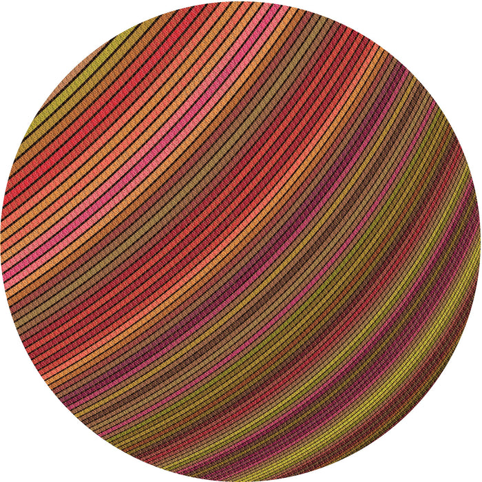 Square Machine Washable Transitional Saffron Red Rug in a Living Room, wshpat2096org