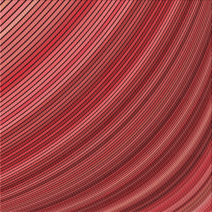 Round Patterned Red Rug, pat2096rd