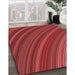 Machine Washable Transitional Red Rug in a Family Room, wshpat2096rd