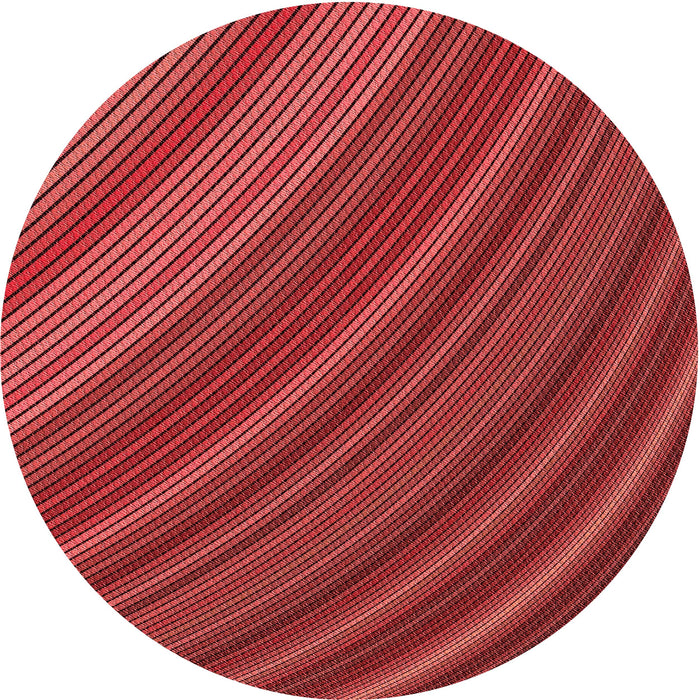 Square Patterned Red Rug, pat2096rd