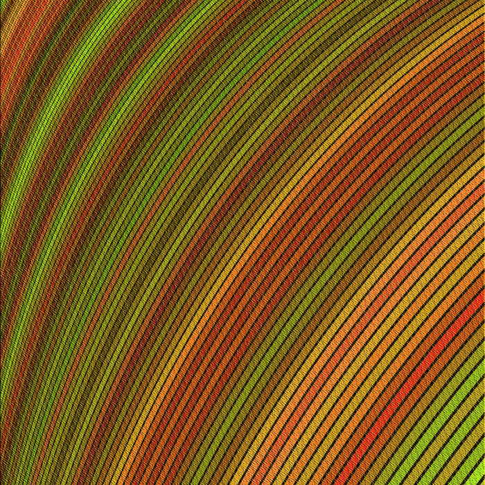 Patterned Saffron Red Rug, pat2096yw