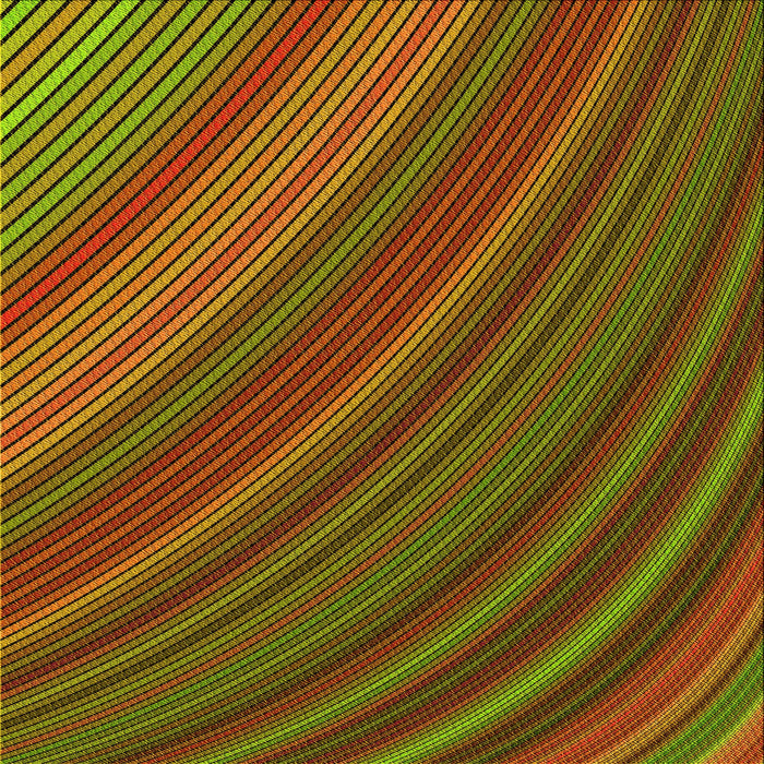 Round Patterned Saffron Red Rug, pat2096yw