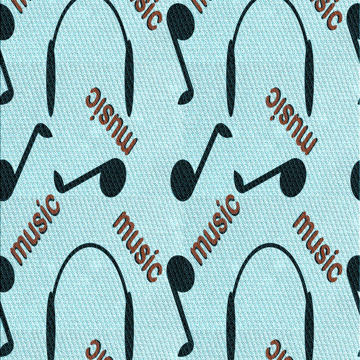 Patterned Seafoam Green Rug, pat2097lblu