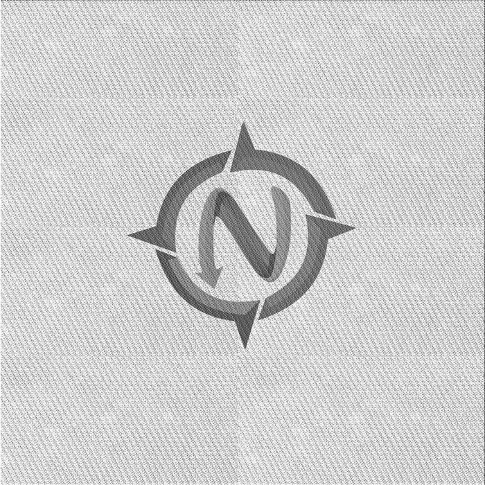 Round Patterned Platinum Gray Rug, pat2098gry