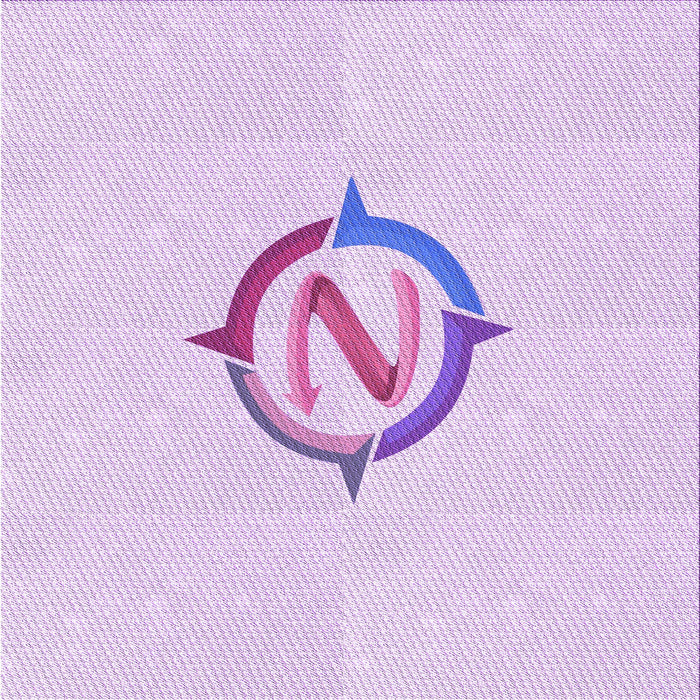 Round Patterned Bright Lilac Purple Rug, pat2098pur