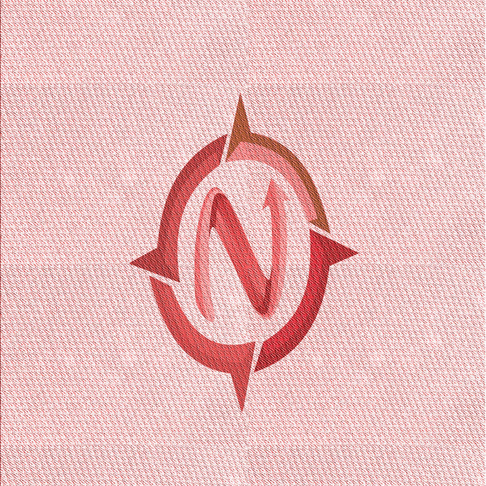 Patterned Pastel Red Pink Rug, pat2098rd