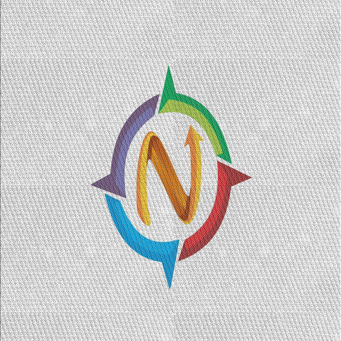 Patterned Dark Gray Novelty Rug, pat2098