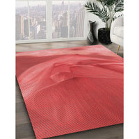 Patterned Red Rug, pat2099rd