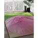 Patterned Pink Novelty Rug in Family Room, pat2099