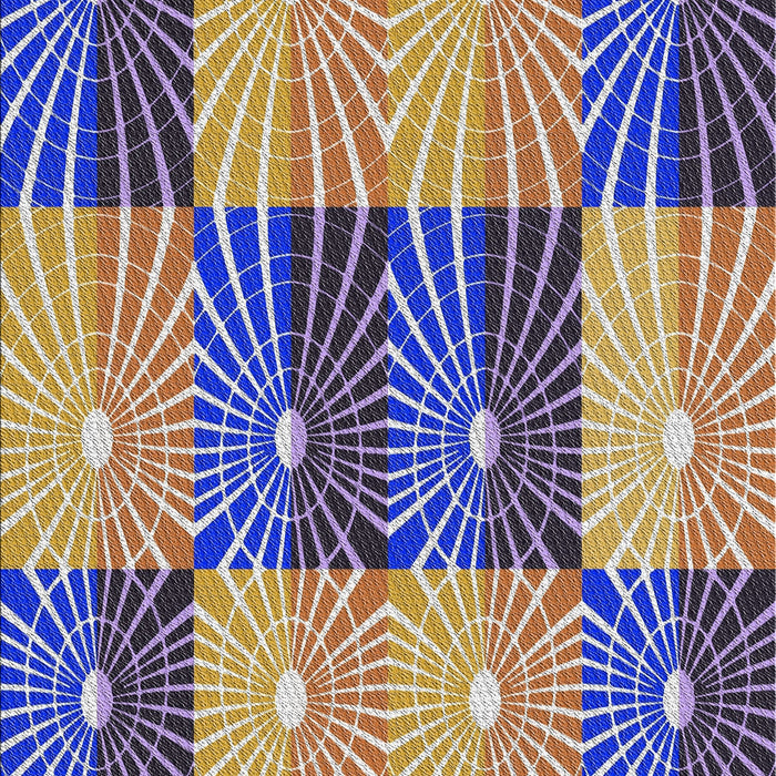 Patterned Purple Novelty Rug, pat20