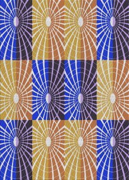 Machine Washable Transitional Purple Haze Purple Rug, wshpat20