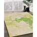 Machine Washable Transitional Metallic Gold Rug in a Family Room, wshpat21brn