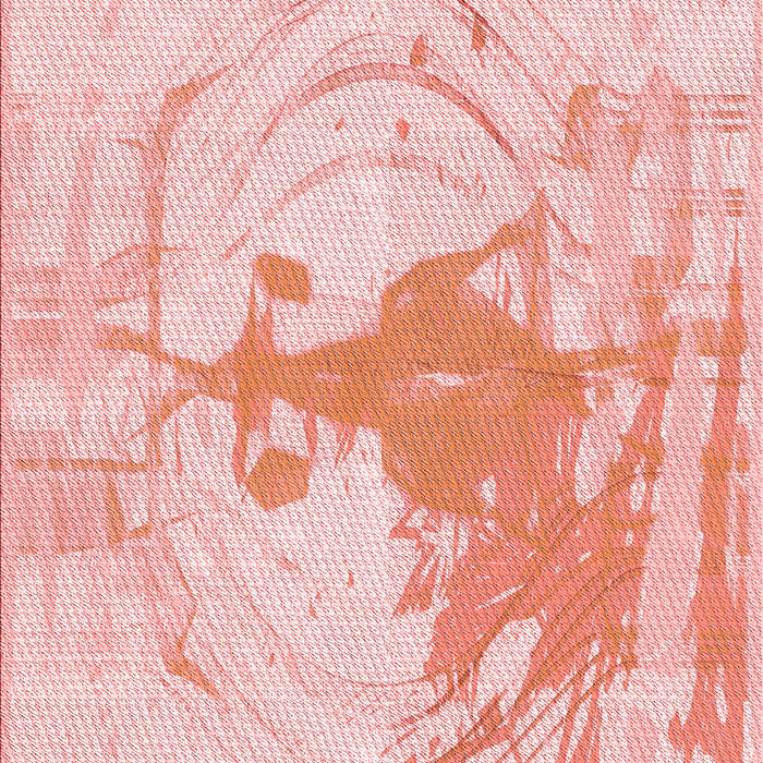 Patterned Light Red Pink Rug, pat21rd