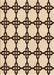 Patterned Saddle Brown Rug, pat210org