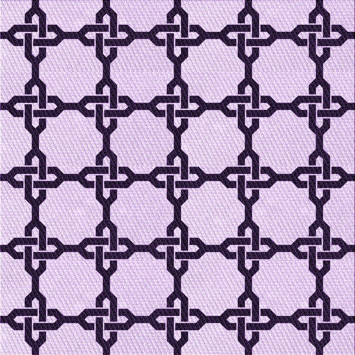 Round Machine Washable Transitional Purple Rug, wshpat210pur