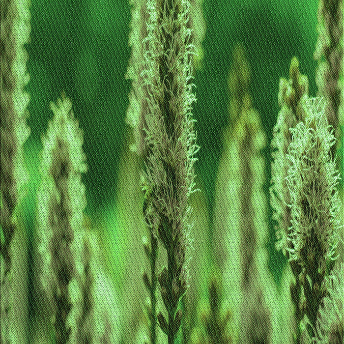 Patterned Green Rug, pat2100grn