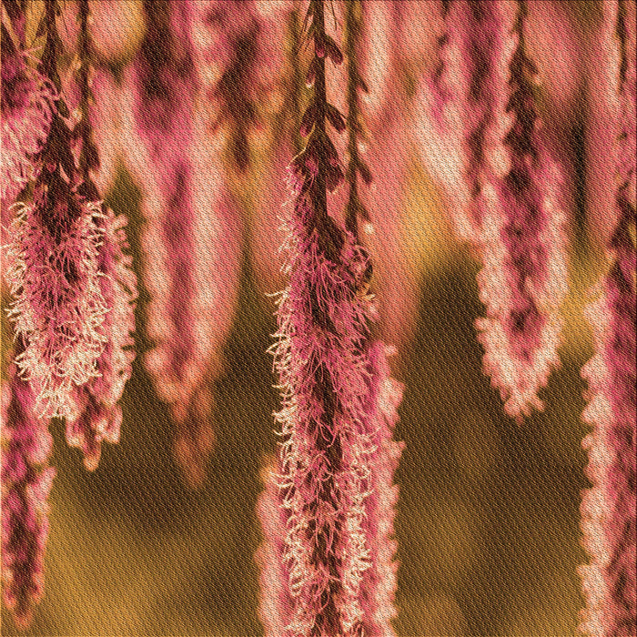 Round Machine Washable Transitional Tomato Red Rug, wshpat2100org