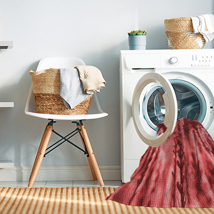 Machine Washable Transitional Red Rug in a Washing Machine, wshpat2100rd