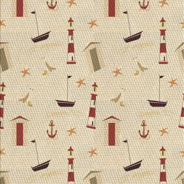 Patterned Vanilla Gold Rug, pat2101brn