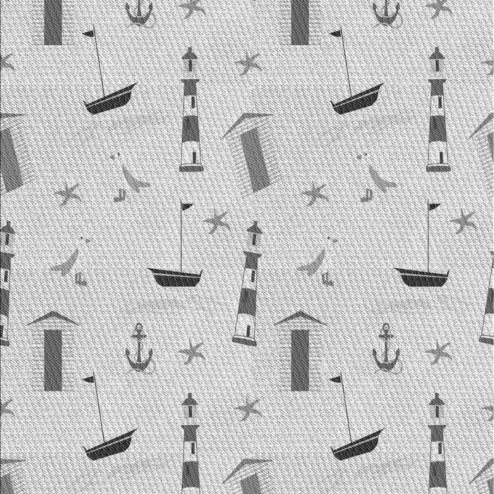 Patterned Platinum Gray Rug, pat2101gry