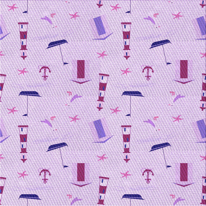 Round Patterned Purple Rug, pat2101pur