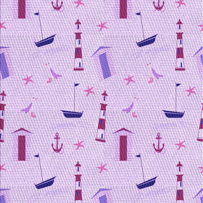 Machine Washable Transitional Purple Rug, wshpat2101pur