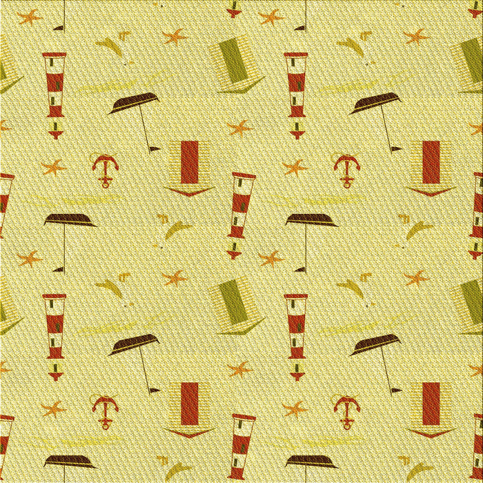 Round Patterned Yellow Rug, pat2101yw